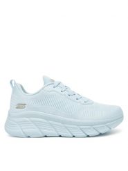 Skechers Sneakersy Bobs B Flex Hi-Flying Hi 117385/LTBL Niebieski. Niebieskie obuwie sportowe damskie Skechers, z materiału, bez zapięcia. Za 207.99 zł.