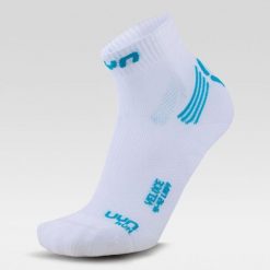 Skarpety do biegania RUN VELOCE LADY r.41-42. Białe skarpetki damskie Uyn, bez wzorów. Za 74.99 zł.