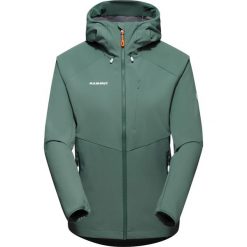 Kurtka trekkingowa damska Mammut Ultimate Comfort. Zielone kurtki damskie Mammut, m, bez wzorów, z syntetyku, z kapturem. Za 1,338.00 zł.