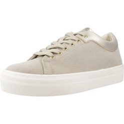 Buty GEOX D CLAUDIN Beżowy. Brązowe obuwie trekkingowe damskie Geox, z syntetyku, bez zapięcia. Za 214.99 zł.