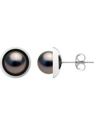 Pearline Złote kolczyki-wkrętki "Prestige" z perłami rozmiar: onesize. Niebieskie kolczyki damskie Pearline, z perłą, złote. Za 904.99 zł.