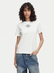 HUGO T-Shirt Damacia 8 50573353 Biały Regular Fit. Białe t-shirty damskie Hugo, xs, bez wzorów, z bawełny, bez kołnierzyka. Za 299.99 zł.