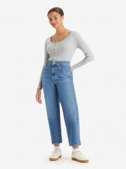 Levi's Dżinsy - Comfort fit - w kolorze niebieskim rozmiar: W34/29. Niebieskie jeansy damskie Levi's, z podwyższonym stanem. Za 207.88 zł.