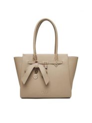 Nine West Torebka CEO-Chelsea-Charm-III-LX10186 Beżowy. Brązowe shopper bag Nine West, bez wzorów, z materiału, bez dodatków. Za 369.99 zł.