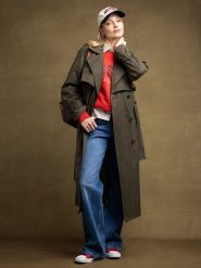 BIG STAR Trencz w kolorze khaki rozmiar: M. Brązowe płaszcze damskie Big Star, m, bez wzorów, z tkaniny, bez kaptura. Za 259.99 zł.