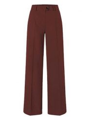 More & More Spodnie w kolorze bordowym rozmiar: 42. Czerwone spodnie materiałowe damskie More & More, bez wzorów, z materiału. Za 197.17 zł.