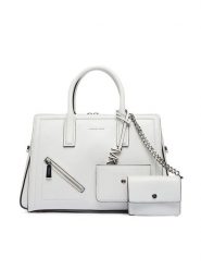 MICHAEL Michael Kors Torebka Laila 30S6S9IS2L Biały. Białe kuferki damskie MICHAEL Michael Kors, ze skóry, bez dodatków. Za 1,729.00 zł.