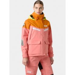 Kurtka Żeglarska Damska Helly Hansen W Pier 4.0. Brązowe kurtki damskie Helly Hansen, bez wzorów, bez kaptura. Za 1,199.00 zł.