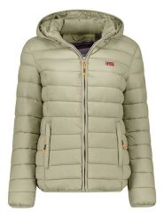 Geographical Norway Kurtka pikowana "Atikolor" w kolorze jasnozielonym rozmiar: XXL. Zielone kurtki damskie Geographical Norway, xxl, bez wzorów, bez kaptura. Za 126.95 zł.