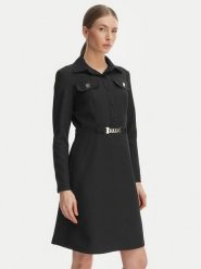 Rinascimento Sukienka koktajlowa CFC0127909003 Czarny Regular Fit. Czarne sukienki damskie Rinascimento, bez wzorów, z syntetyku, wizytowe, bez ramiączek. Za 649.99 zł.