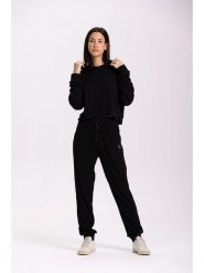 Onamaste Spodnie dresowe "Mika" w kolorze czarnym rozmiar: L/XL. Czarne spodnie dresowe damskie Onamaste, l, bez wzorów, z dresówki. Za 173.99 zł.