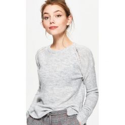 Sweter z raglanowym rękawem - Jasny szary. Swetry dziewczęce marki FOUGANZA. W wyprzedaży za 29.99 zł.