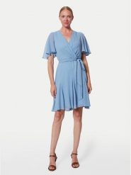 LAUREN RALPH LAUREN Sukienka koktajlowa 250938944003 Niebieski Regular Fit. Niebieskie sukienki damskie Lauren Ralph Lauren, bez wzorów, z syntetyku, wizytowe, bez ramiączek. Za 669.99 zł.