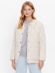 Tommy Jeans Kurtka puchowa DW0DW15837 Beżowy Regular Fit. Brązowe kurtki damskie Tommy Jeans, l, bez wzorów, z jeansu, bez kaptura. Za 759.99 zł.