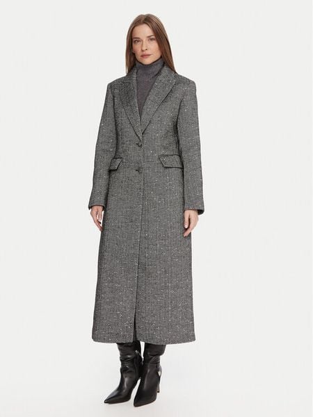 Guess Płaszcz przejściowy W5BL26 W2680 Szary Regular Fit. Szare płaszcze damskie Guess, l, z aplikacjami, z syntetyku, bez kaptura. Za 599.99 zł.