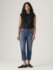 Levi's Dżinsy - Regular fit - w kolorze niebieskim rozmiar: W26/L30. Niebieskie jeansy damskie Levi's, z podwyższonym stanem. Za 209.82 zł.