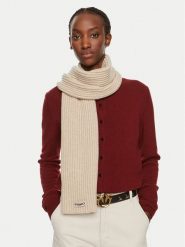Pinko Szalik Talpa 04490 A1CH Beżowy. Brązowe szaliki damskie Pinko, bez wzorów, z materiału. Za 799.99 zł.