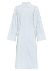 MOSS COPENHAGEN Sukienka "Panola Pelina" w kolorze błękitnym rozmiar: M/L. Niebieskie sukienki damskie Moss Copenhagen, bez wzorów, z bawełny, bez ramiączek. Za 208.99 zł.