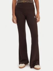 Adidas Legginsy Essentials KD3849 Brązowy Flared Leg. Brązowe legginsy damskie Adidas, m, bez wzorów, z wiskozy. Za 219.99 zł.