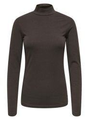 JDY Koszulka "Ava" w kolorze brązowym rozmiar: M. Brązowe bluzki damskie JDY, m, bez wzorów, z bawełny, bez kołnierzyka, bez ramiączek. Za 53.17 zł.