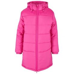 Kurtka Puchowa Z Kapturem Dla Kobiet. Czerwone kurtki damskie Urban Classics, s, bez wzorów, z puchu, z kapturem. Za 319.99 zł.