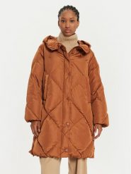 Weekend Max Mara Płaszcz zimowy Guelfo 2425496092 Brązowy Regular Fit. Brązowe płaszcze damskie Weekend Max Mara, na zimę, bez wzorów, z syntetyku, bez kaptura. Za 2,169.00 zł.