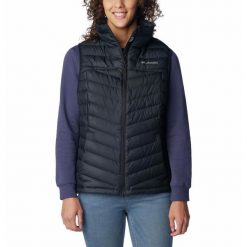 Bezrękawnik Puchowy Damski Columbia Westridge Down Vest. Czarne kamizelki damskie Columbia, m, bez wzorów, z puchu, bez kaptura. Za 463.99 zł.