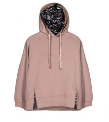 Różowa Modna Damska Bluza Z Kapturem Anekke. Czerwone bluzy damskie Anekke, m, bez wzorów, z jeansu, z kapturem. Za 379.00 zł.