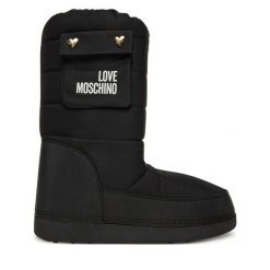 Śniegowce LOVE MOSCHINO. Czarne śniegowce damskie Love Moschino. Za 669.99 zł.