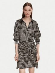 Guess Sukienka koszulowa W4YK35 WF1T2 Granatowy Regular Fit. Niebieskie sukienki damskie Guess, z aplikacjami, z syntetyku, bez ramiączek. Za 614.99 zł.