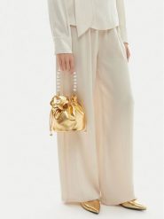 GINO ROSSI Torebka EO-ROSE-LA224-19454 Złoty. Żółte torebki klasyczne damskie Gino Rossi, ze skóry, bez dodatków. Za 299.99 zł.