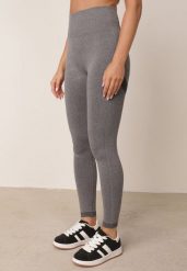 Szare Legginsy z Wysokim Stanem z Modelującymi Wstawkami Onorata. Szare legginsy damskie Born2be, m, bez wzorów, z jeansu. Za 59.99 zł.