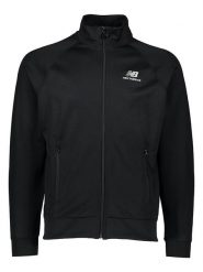 New Balance Bluza w kolorze czarnym rozmiar: XS. Czarne bluzy damskie New Balance, xs, bez wzorów, z bawełny, bez kaptura. Za 73.93 zł.