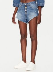 ViCOLO Szorty jeansowe DD5215 Granatowy Regular Fit. Niebieskie szorty damskie ViCOLO, bez wzorów, z bawełny. Za 359.99 zł.