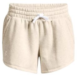 Spodnie treningowe damskie Under Armour Rival Fleece. Brązowe obuwie sportowe damskie Under Armour, bez zapięcia, na fitness i siłownię. Za 119.99 zł.
