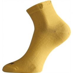 Skarpety merino WAS. Brązowe skarpetki damskie LASTING, bez wzorów, z elastanu. Za 90.10 zł.