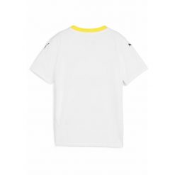 Młodzieżowa koszulka RC Lens 24/25 PUMA White Pelé Yellow. Biała bluzki damskie Puma, m, bez wzorów, ze lnu, bez kołnierzyka, bez ramiączek. Za 359.00 zł.