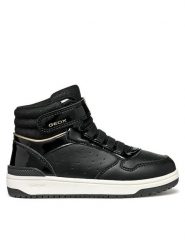 Geox Sneakersy J Washiba Girl J36HXA 05402 C9999 M Czarny. Czarne buty sportowe dziewczęce Geox, ze skóry, bez zapięcia. Za 209.99 zł.