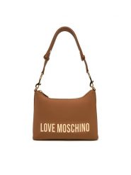 LOVE MOSCHINO Torebka JC4025PP1MKD0201 Brązowy. Brązowe torebki klasyczne damskie Love Moschino, ze skóry, bez dodatków. Za 599.99 zł.