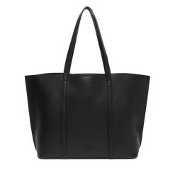 Torebka JENNY. Czarne shopper bag Jenny, bez wzorów, bez dodatków. Za 169.99 zł.