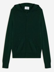 AUTHENTIC CASHMERE Kaszmirowy kardigan "Colombis" w kolorze ciemnozielonym rozmiar: L. Zielone kardigany damskie AUTHENTIC CASHMERE, l, bez wzorów, z kaszmiru. Za 413.99 zł.