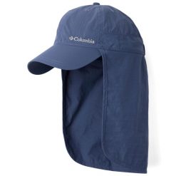 Czapka z daszkiem dla dorosłych Schooner Bank II Cap. Niebieskie czapki z daszkiem damskie Columbia, bez wzorów, z nylonu. Za 119.99 zł.