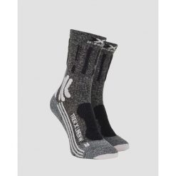 Skarpety damskie trekkingowe X-Socks Trek X Linen. Czarne skarpetki damskie X Socks, bez wzorów. Za 149.99 zł.