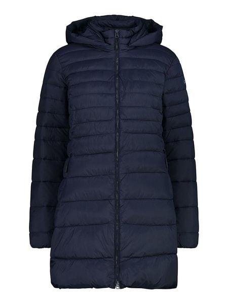 CMP Płaszcz pikowany w kolorze granatowym rozmiar: 38. Niebieskie płaszcze damskie CMP, bez wzorów, bez kaptura. Za 368.96 zł.