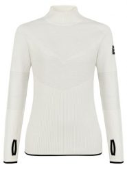 Salewa Sweter "Fanes" w kolorze białym rozmiar: 40. Białe swetry klasyczne damskie Salewa, prążkowane, bez kołnierzyka. Za 232.78 zł.