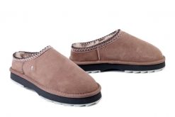 EMU AUSTRALIA Sharky Scuff W13179 mushroom, kapcie damskie. Brązowe kapcie damskie EMU Australia, z gumy. Za 429.90 zł.
