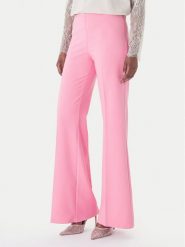 Rinascimento Spodnie palazzo CFC0127878003 Różowy Wide Leg. Czerwone spodnie materiałowe damskie Rinascimento, bez wzorów, z materiału. Za 429.99 zł.