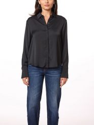 Scotch & Soda Koszula w kolorze czarnym rozmiar: S. Czarne koszule damskie Scotch & Soda, s, bez wzorów, bez kołnierzyka, bez ramiączek. Za 118.56 zł.
