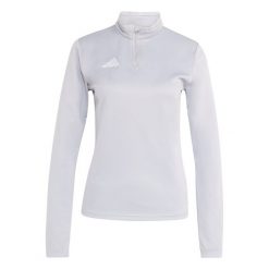 Bluza damska adidas Entrada 26 treningowa. Białe bluzy damskie Adidas, bez wzorów, z materiału, bez kaptura. Za 121.99 zł.