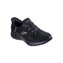 Sneakersy damskie Skechers Summits-Classy Night. Czarne obuwie sportowe damskie Skechers, bez zapięcia. Za 296.99 zł.